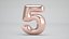 5 Numer Balon Miedziany