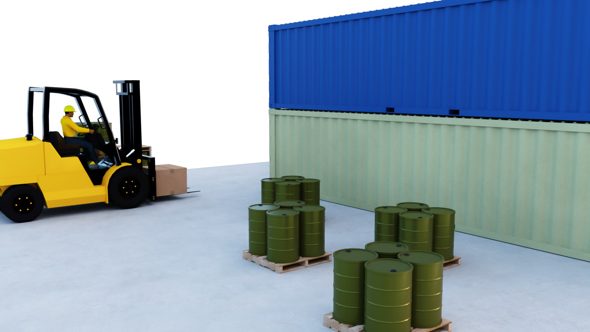 Factory Industrial Container Model - TurboSquid 2176436