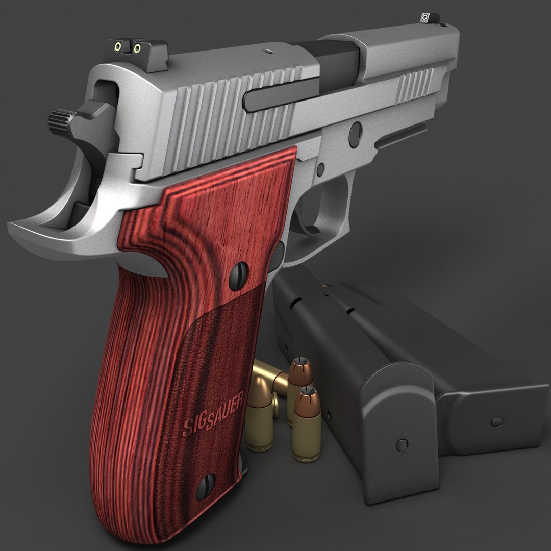 Sig Sauer P226 Pistols 3d Model