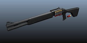 3d model mossberg 930 automatic shotgun