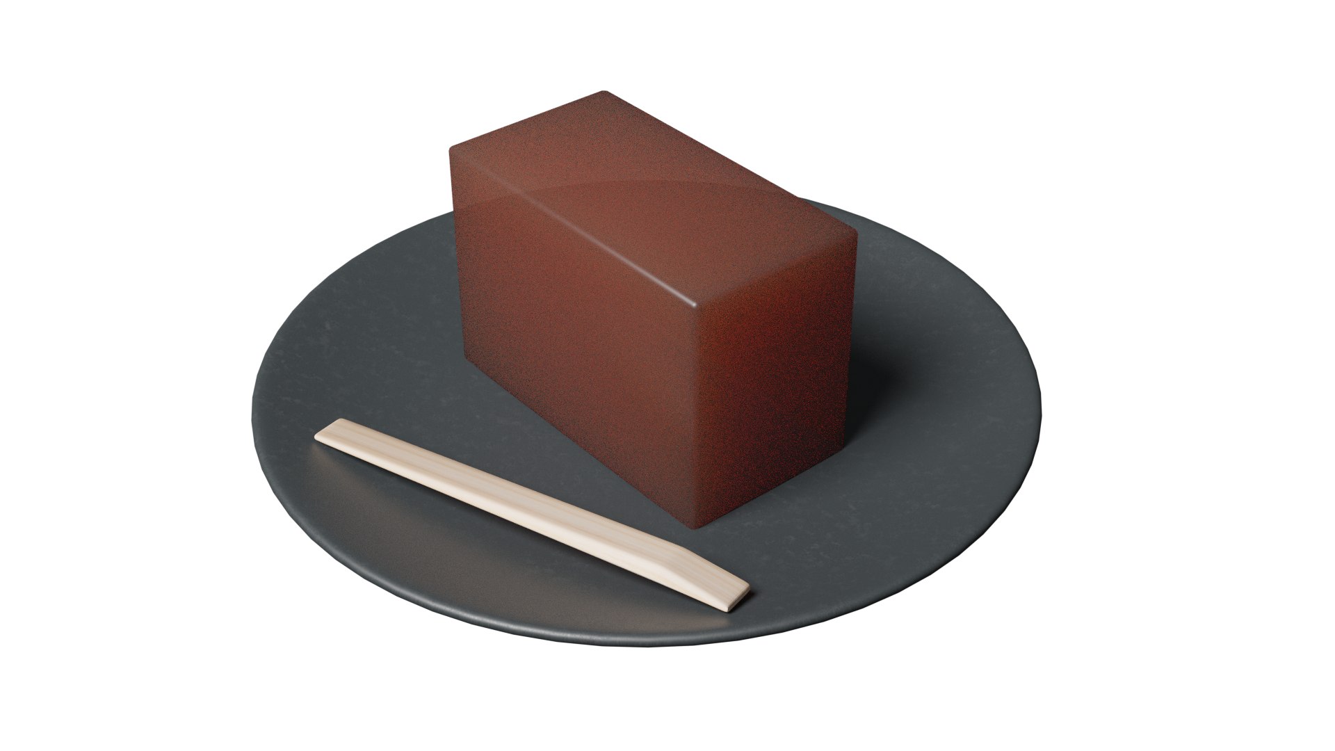 Japanese Sweet Yokan Model TurboSquid 1728058