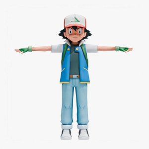 Ash Ketchum - Pokemon 3D