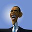 Barack Obama Caricature Model