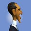 Barack Obama Caricature Model