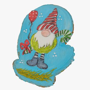 christmas cookie 03 raw model