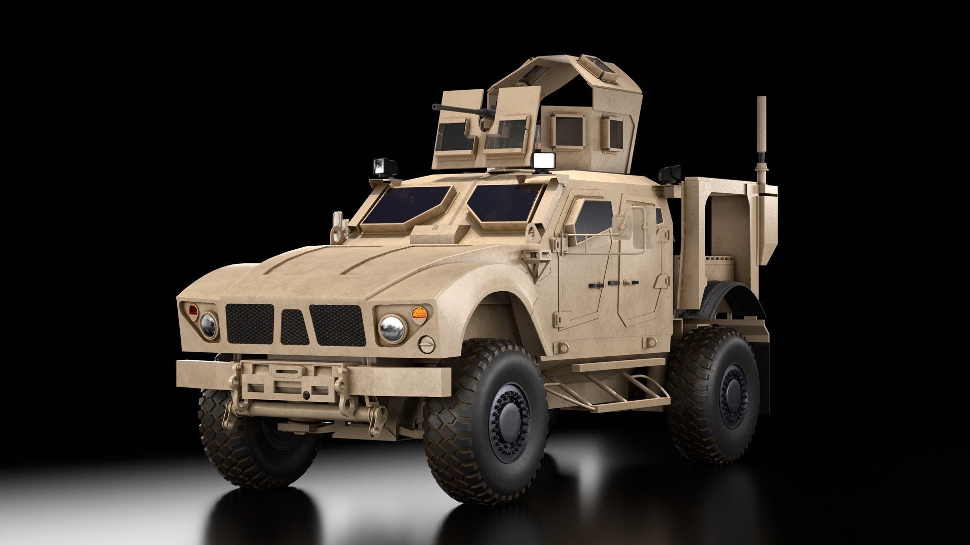 3D Oshkosh M-ATV Rigged Low-poly 3D Model - TurboSquid 2365501