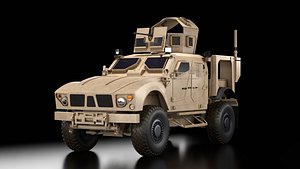 Oshkosh M-ATV Rigged Low-poly 3D model