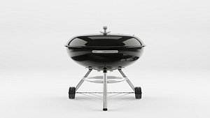3D Bar-B-Kettle Barbecue and Grill 3D Model