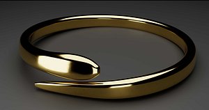 snake ring 3D model