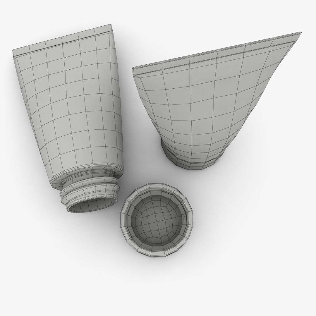 3d model cosmetic tube