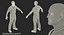 Worker Wearing Orange Overalls Rigged for Maya 3D Model