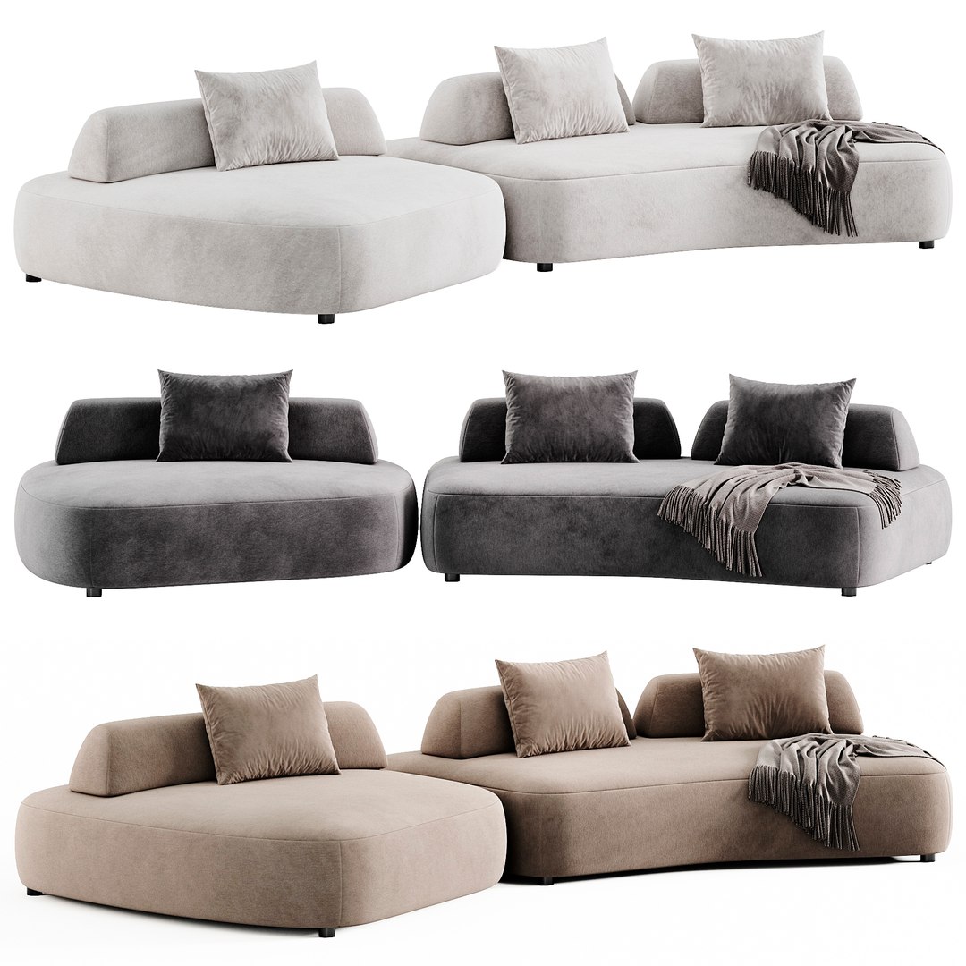 3D Sofa Residenza By Eichholtz - TurboSquid 2111502