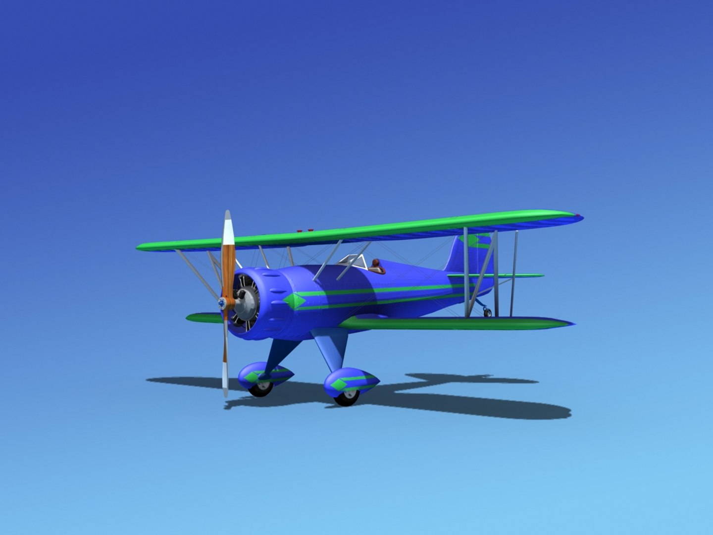 3d Waco Ymf-5 Ymf Model