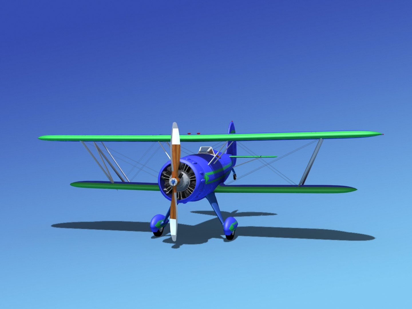 3d Waco Ymf-5 Ymf Model