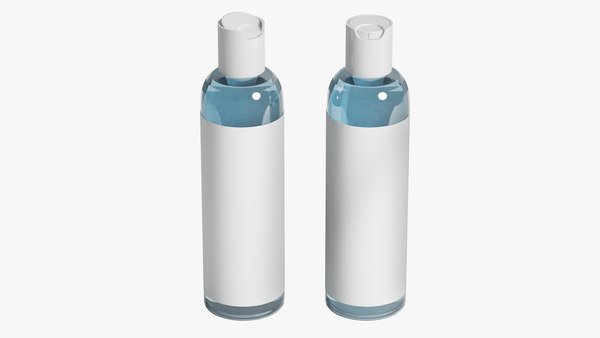 Cosmetic bottle set model - TurboSquid 1685217