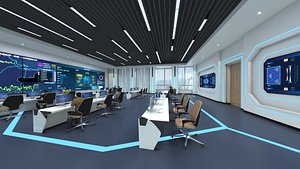 Command room monitoring center1 3D