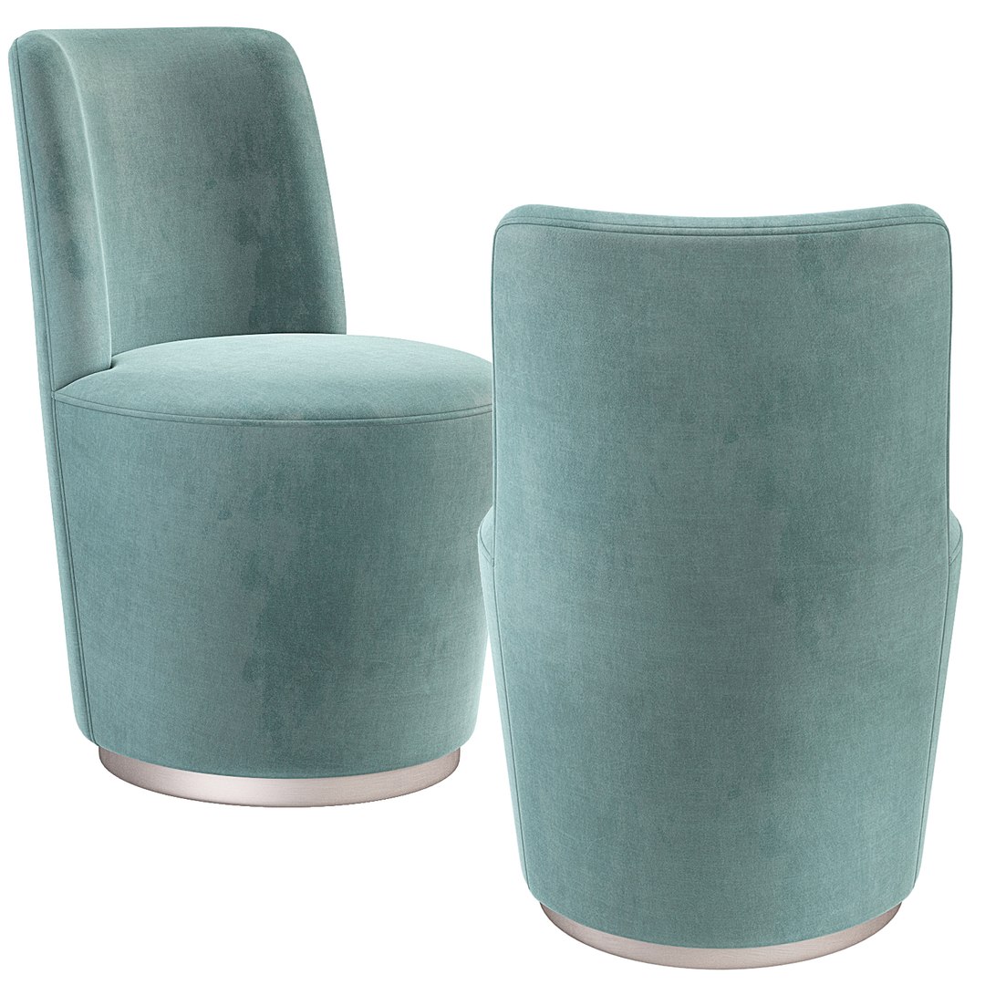 Crate And Barrel Ofelia Swivel Dining Chair Model TurboSquid 1800226