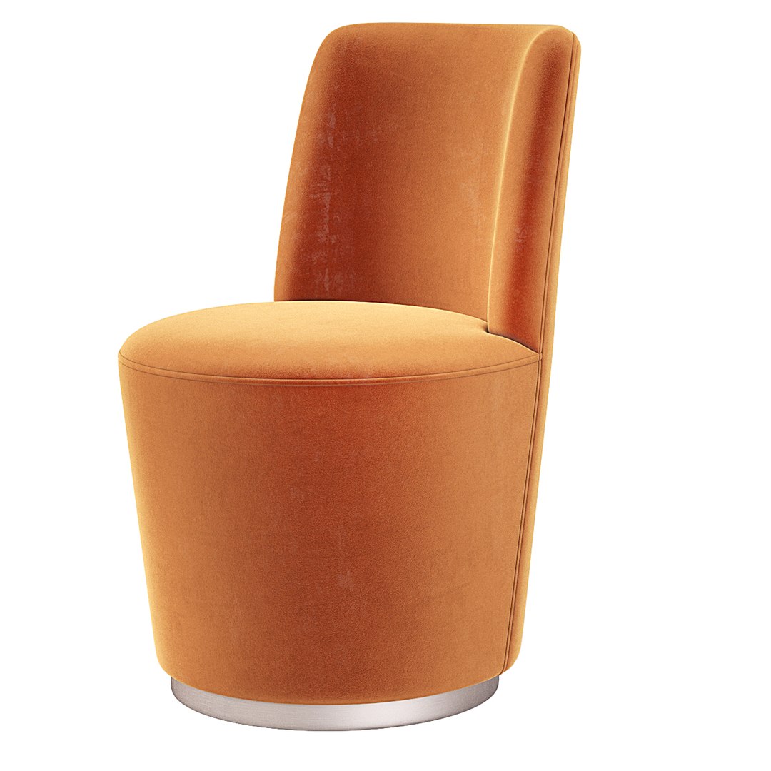 Crate And Barrel Ofelia Swivel Dining Chair Model TurboSquid 1800226