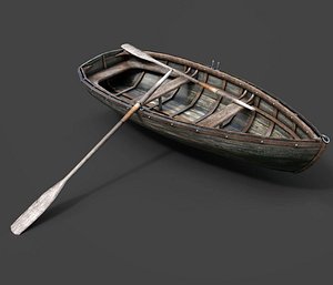 3D Classic Wooden Speedboat - Hyper-Detailed Maritime 3D Model model