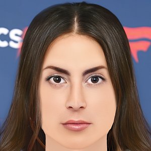 3D model Camille Fishel Head - No Hair - Low poly head for game