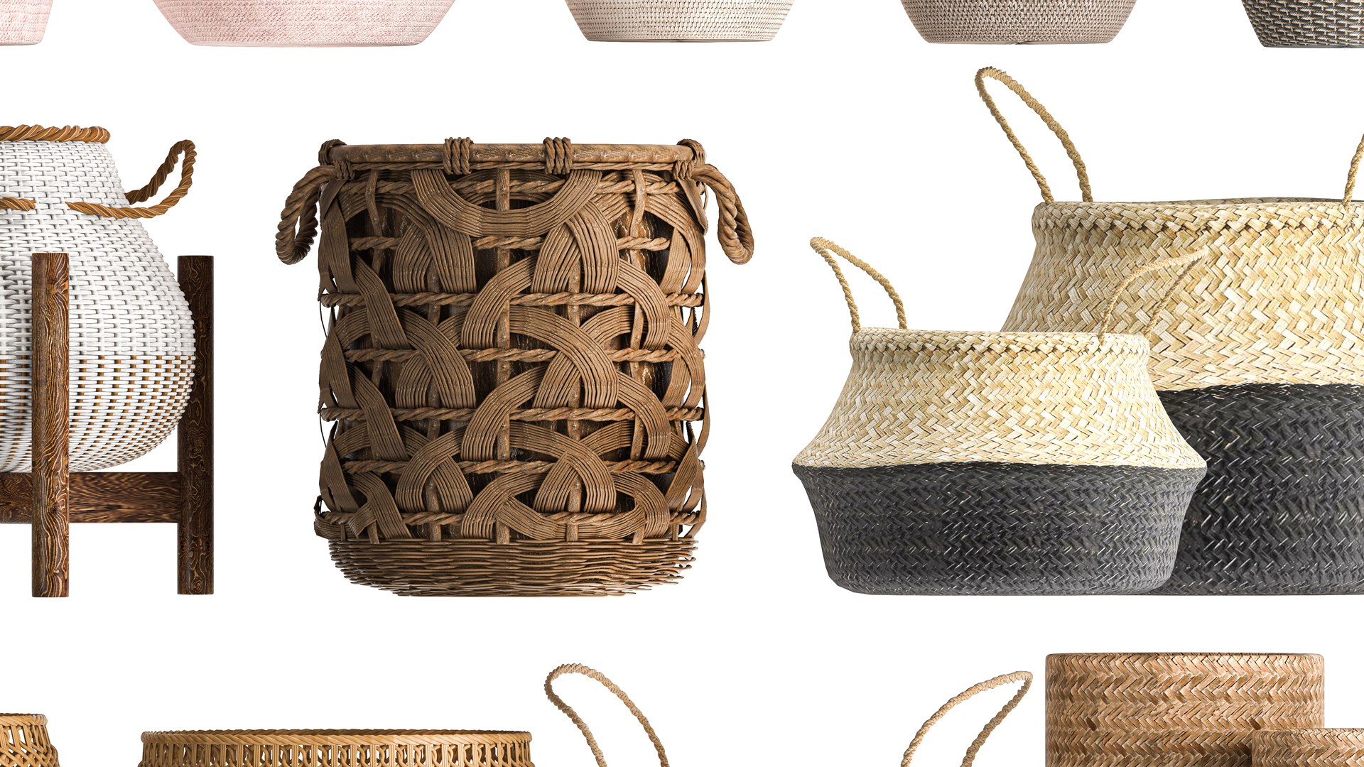 3D Basket Collection  wicker rattan  white Baskets https://p.turbosquid.com/ts-thumb/hF/HIPqib/0p/1basketset2009202206/jpg/1663681519/1920x1080/fit_q87/eb3a65364d30f58e5bb55a91cfe85a0b1e60e350/1basketset2009202206.jpg