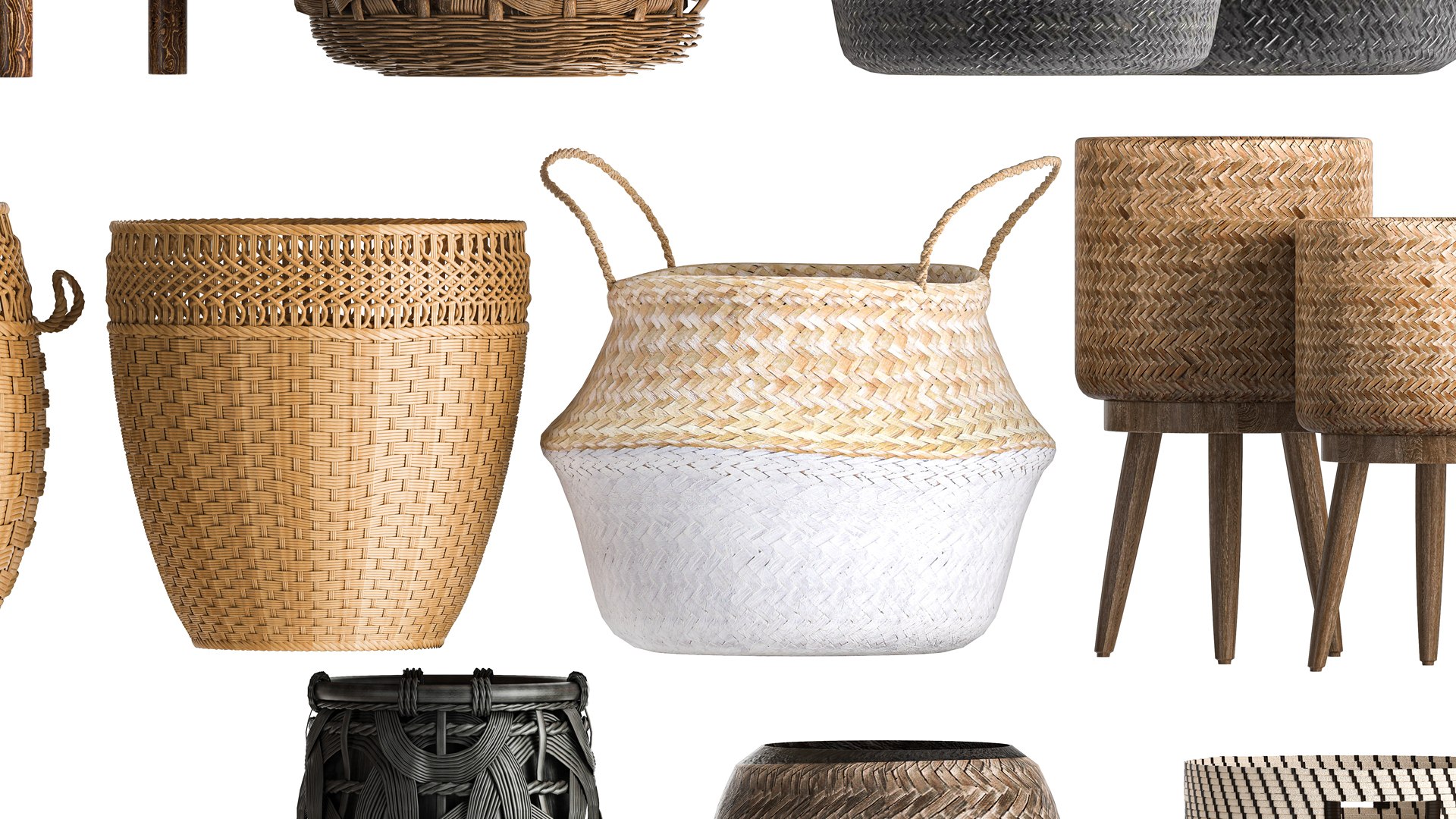 3D Basket Collection  wicker rattan  white Baskets https://p.turbosquid.com/ts-thumb/hF/HIPqib/El/1basketset2009202207/jpg/1663681519/1920x1080/fit_q87/68842109065d5d0d46ed8cb68f1a7f2a02155f87/1basketset2009202207.jpg