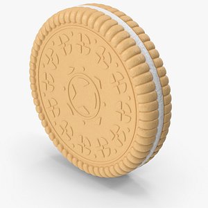 Biscuit Cookie 3D model