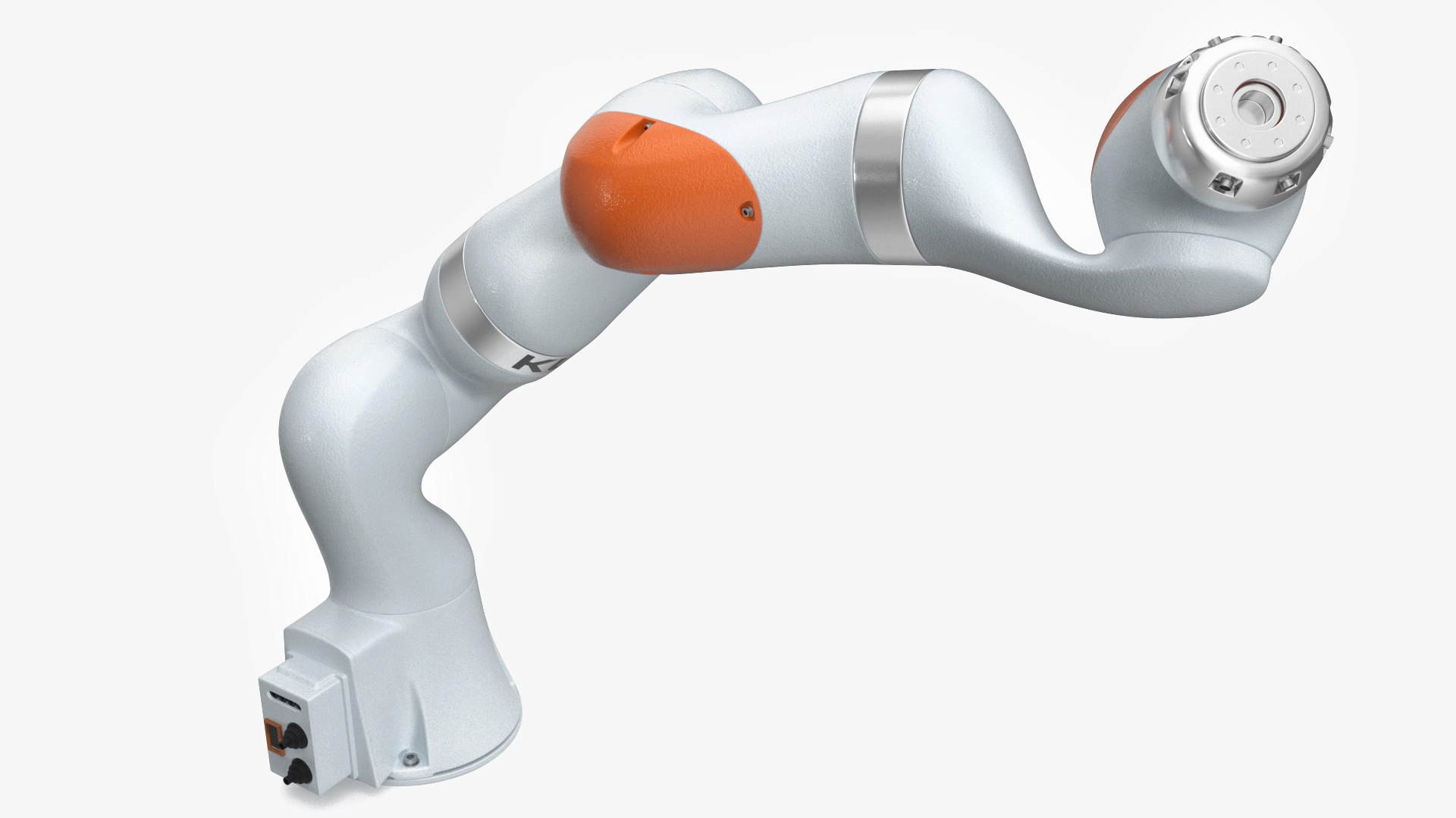 3D Robot KUKA LBR IIWA R800 Rigged For Maya Model