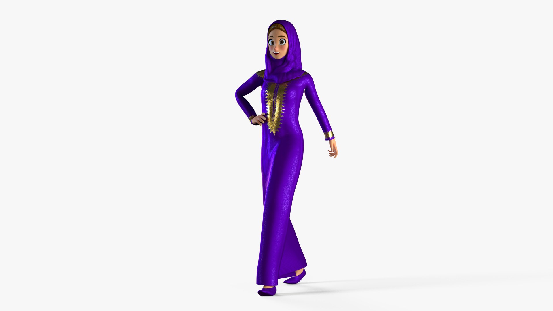 3D woman arab model - TurboSquid 1687660
