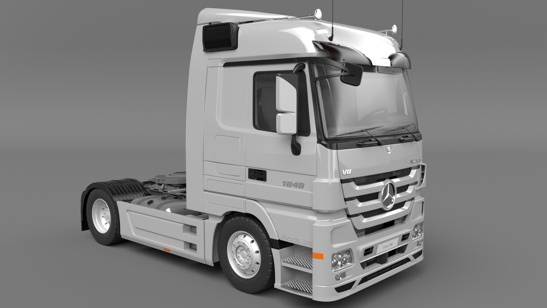 3D MercedesBenz-Actros 1848 - TurboSquid 1803257