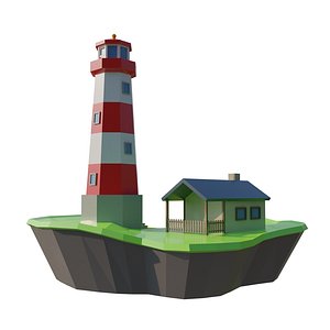 3D lighthouse simple