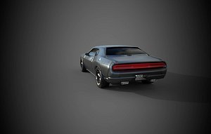 3D dodge challenger ready