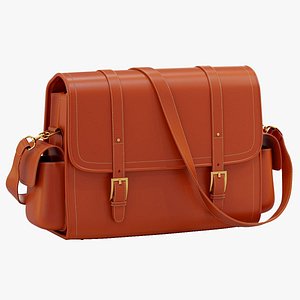 3D Natural leather bag