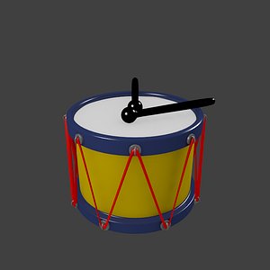 3d cartoon drum toy