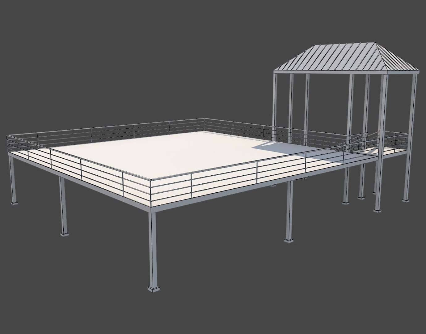 3D Industrial Platform - TurboSquid 1218473