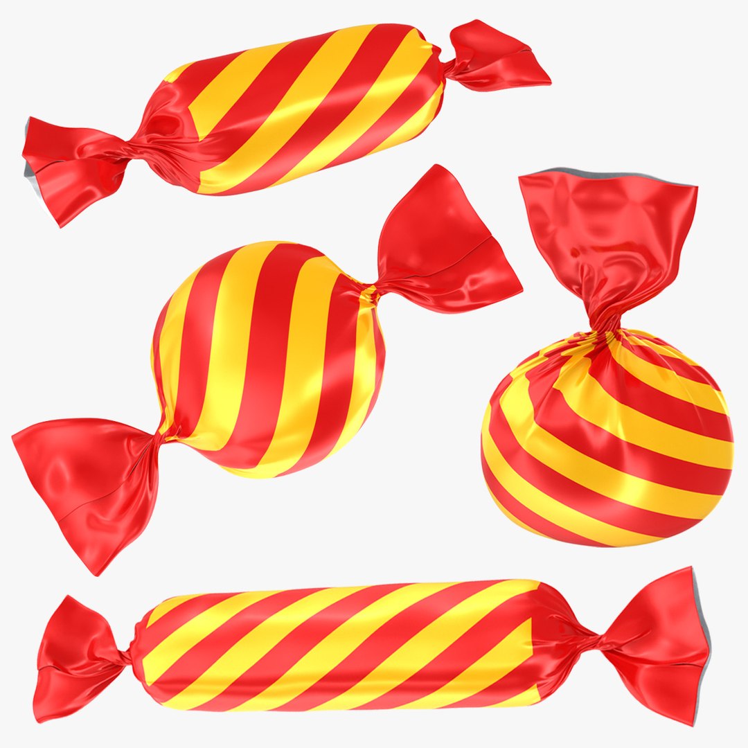 3D Wrapped Candy Collection - TurboSquid 2042359