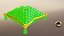Zestaw poduszek królewskich Low-poly