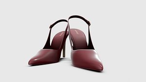 Stessysling High Heels Brown 3D model