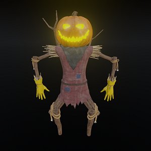3D model Scarecrow Rigged