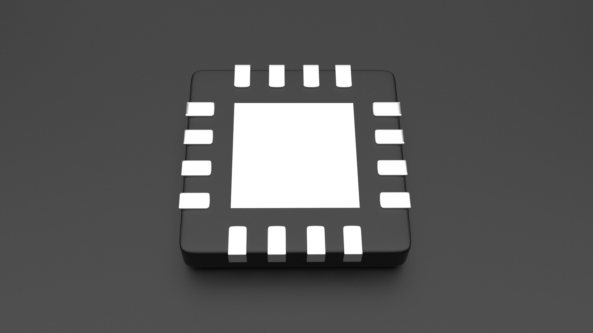 QFN-16 Chip Model - TurboSquid 2235364