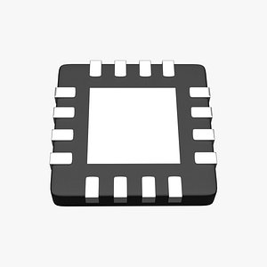 QFN-16 Chip model