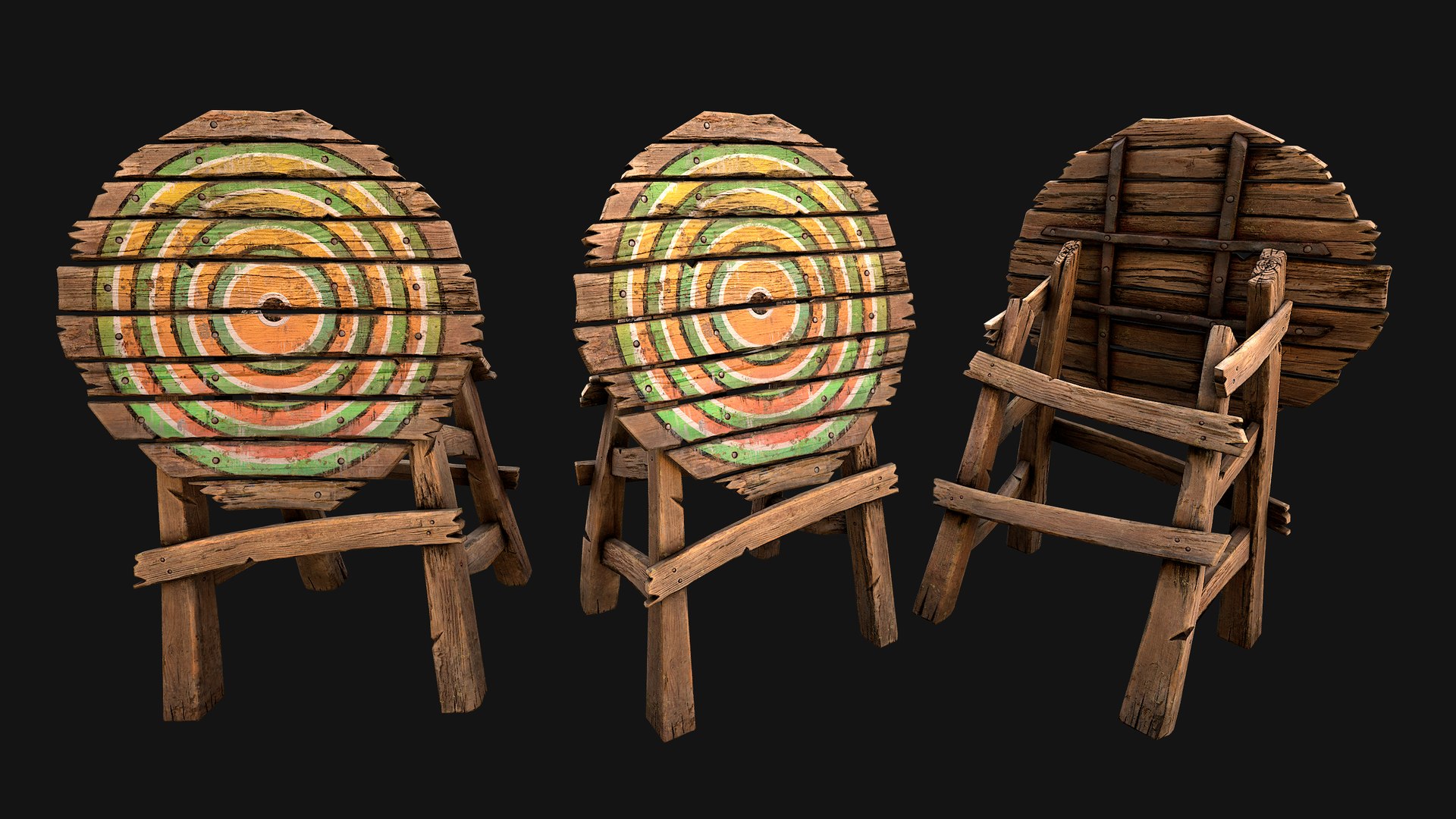 3D Medieval Wooden Target Barracks Furniture Environment https://p.turbosquid.com/ts-thumb/hF/reuavw/Vo/woodentarggreen10/png/1762359549/1920x1080/fit_q87/9d74c6371652e67d3ef0e0513aca5eed0e9dbfc0/woodentarggreen10.jpg