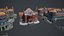 Hospital Manor Building game asset - Santa Creu i Sant Pau