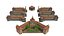 Hospital Manor Building game asset - Santa Creu i Sant Pau