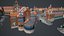 Hospital Manor Building game asset - Santa Creu i Sant Pau