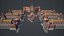 Hospital Manor Building game asset - Santa Creu i Sant Pau