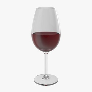 red wine glass model