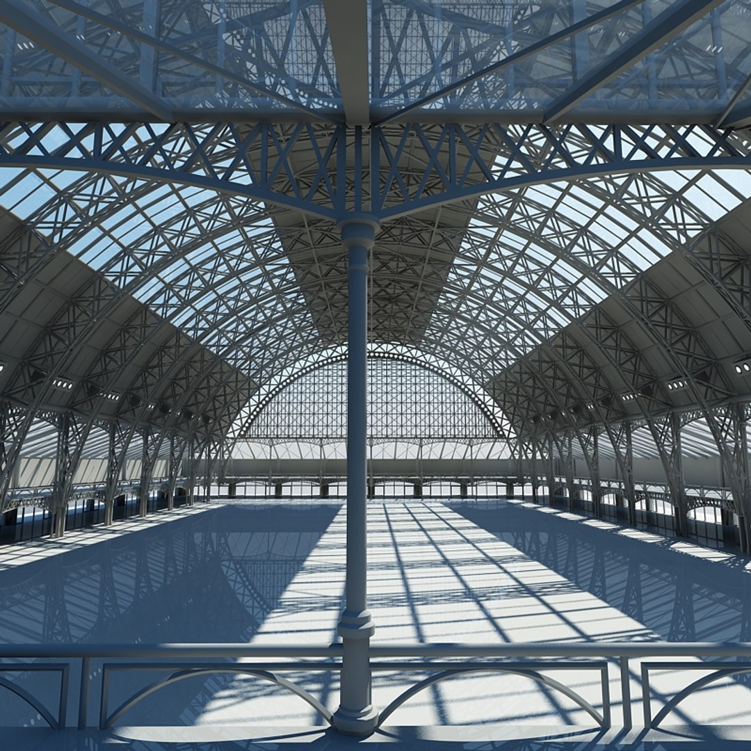3ds Max Large Architectural Interior