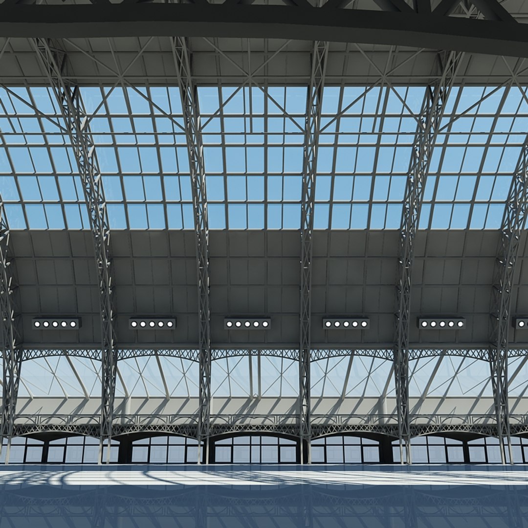 3ds Max Large Architectural Interior