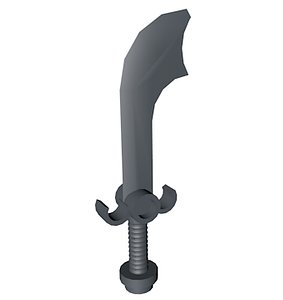 lego fantasy sword 3d c4d